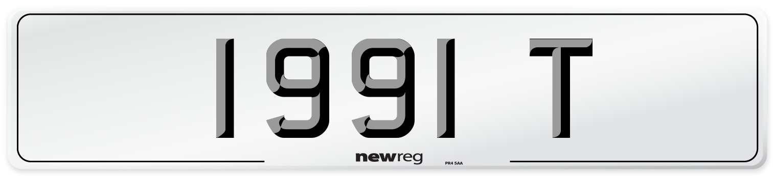 1991 T Number Plate from New Reg